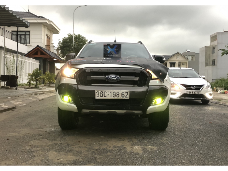 Độ đèn nâng cấp ánh sáng Bi Bi gầm Led X - Light F10 nhiệt màu 2700K cho xe Ford Ranger Wildtrak